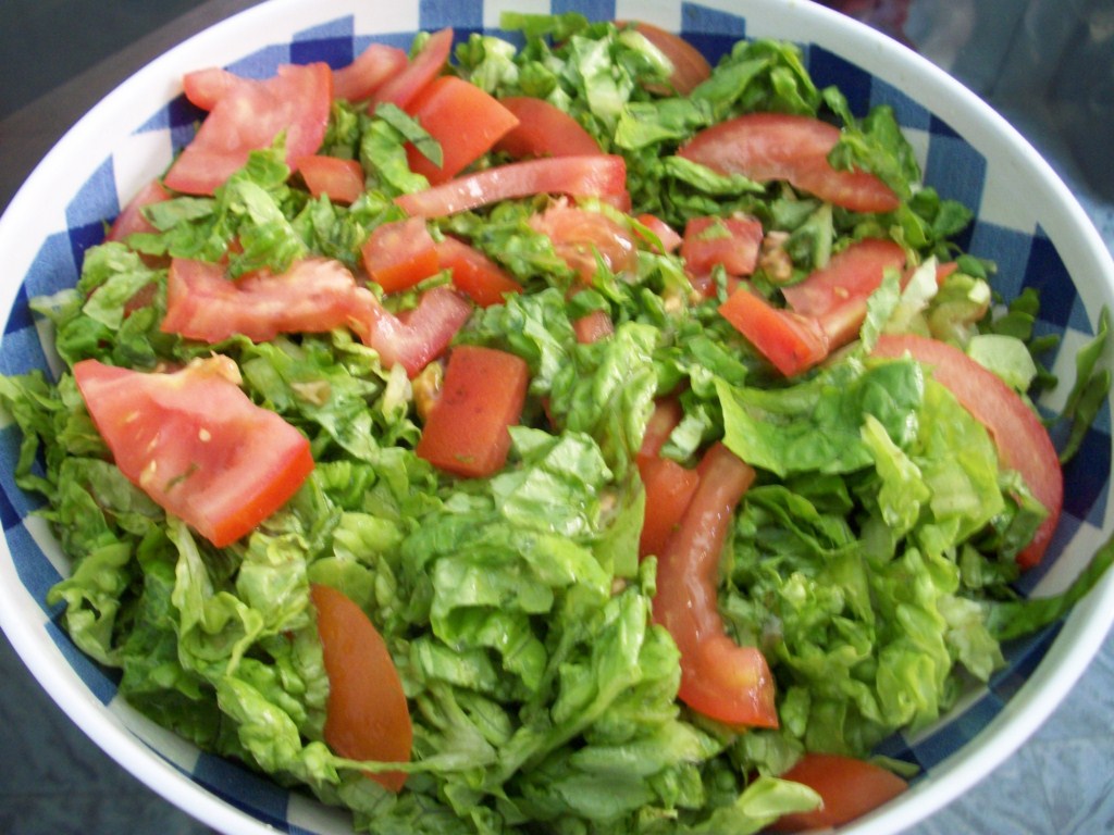 POTAJES Y BREBAJES ENSALADA DE LECHUGA Y TOMATE (Y CEBOLLA)